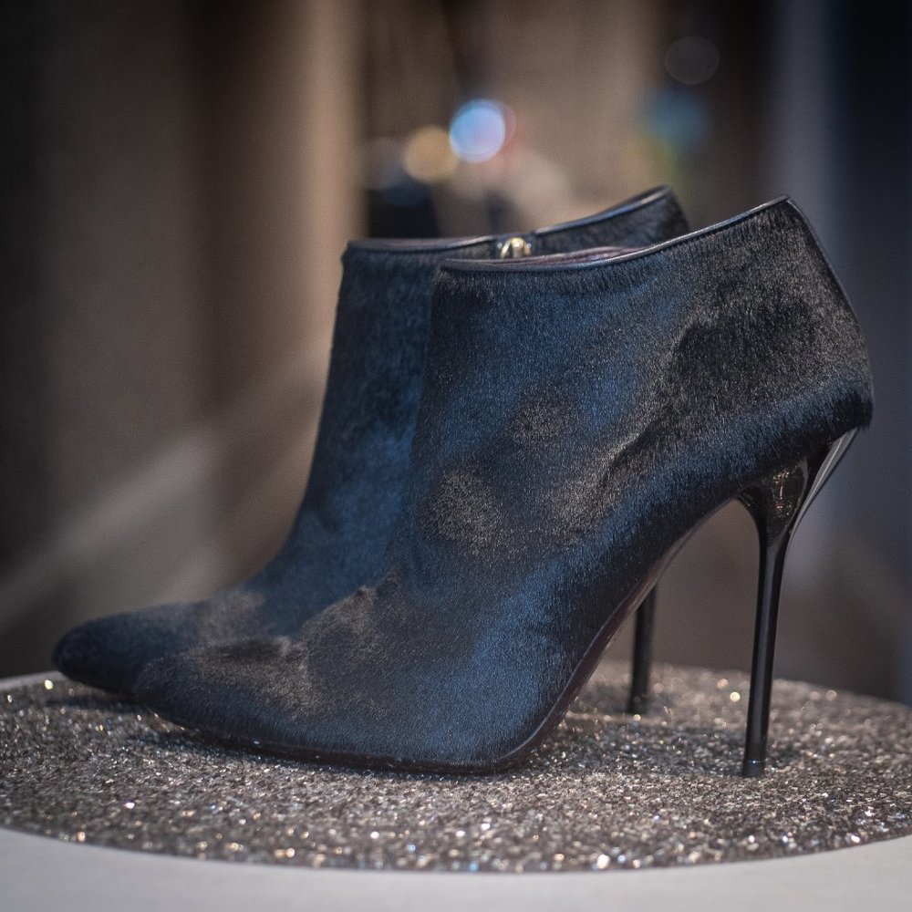 Gucci Mohair Black Booties